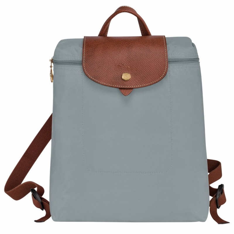 Grey Longchamp Le Pliage Original M Men's Backpack
